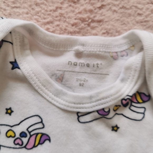 4/25 Danish BRAND name it baby Unicorn Onesies - Picture 3 of 5